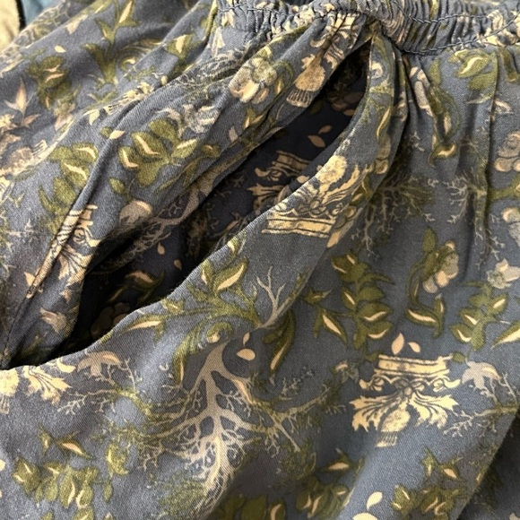 Torrid Plus Size 2 Outlander Mini Challis Smocked Floral Tree Dress with Pockets - Picture 12 of 14